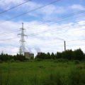 Heizkraftwerk & power lines