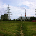 Heizkraftwerk & power lines