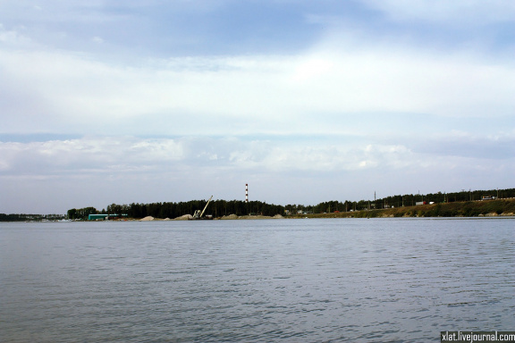 Ob sea near Berdsk