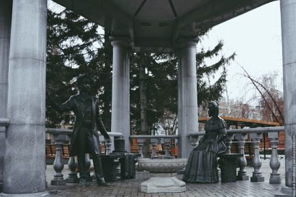 Красноярск. Памятник Пушкину