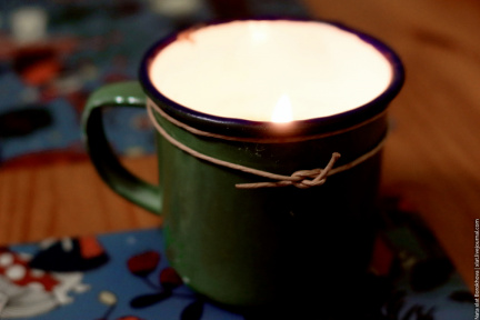 Candle in the cup