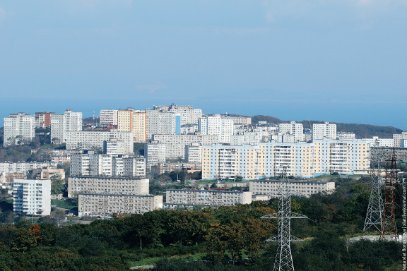 Владивосток. Город с Монастырской сопки