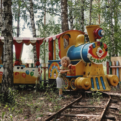 Abandoned amusement park & Misha | Заброшенный парк развлечений и Миша