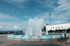 Владивосток. Фонтан на Спортивной набережной