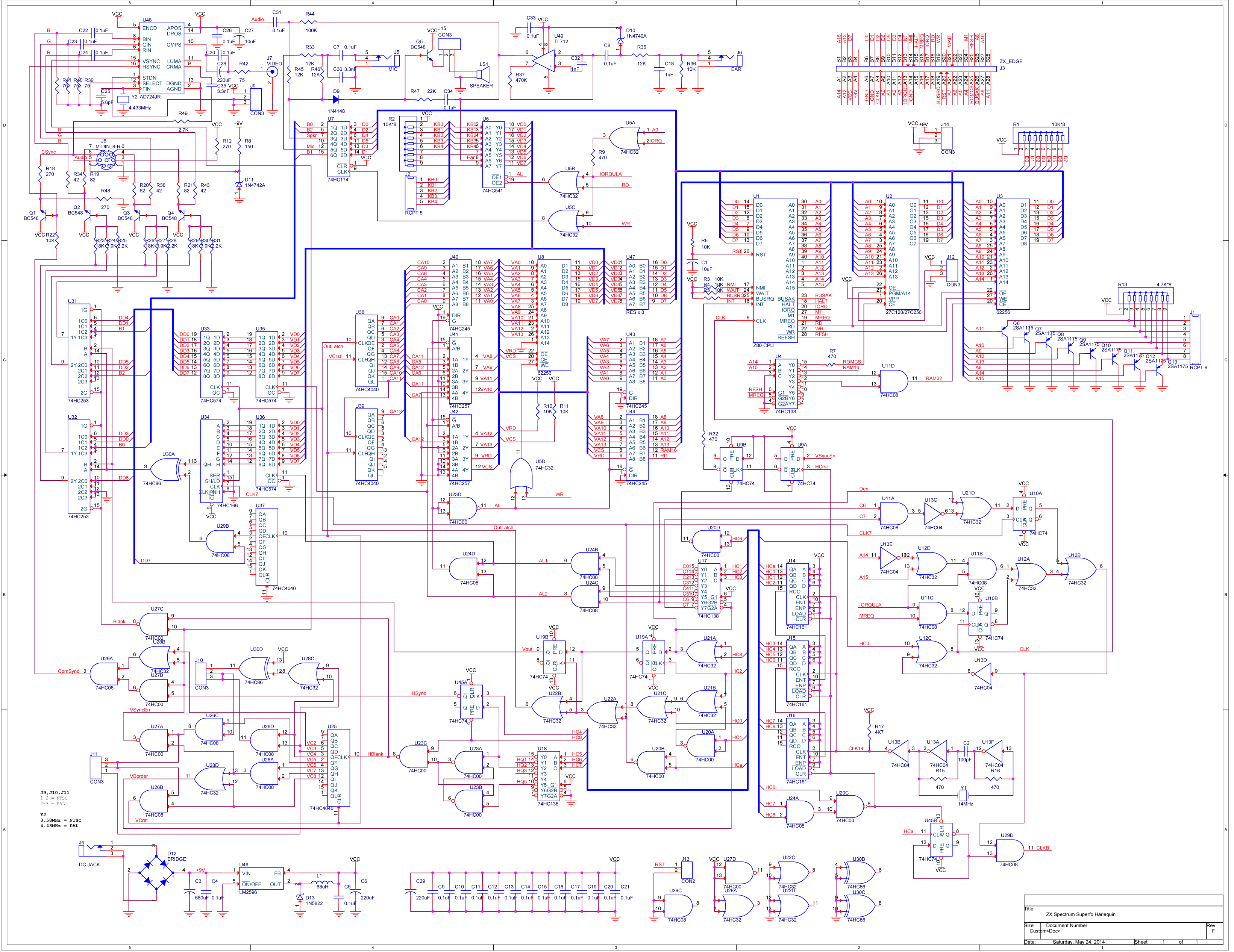 Схема zx spectrum ленинград 48